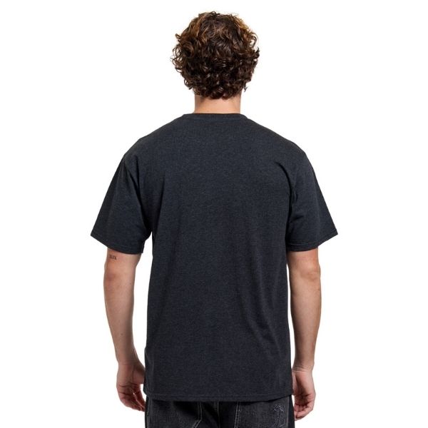 Studio photo on a white background of Troy Lee Designs Factory Racing Tee; showing tee fit, printed graphics, and crew neckline; SKU 7016690