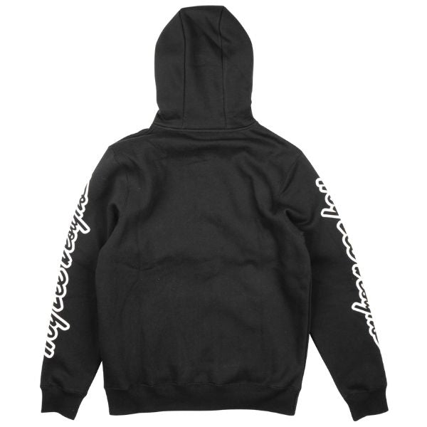 730669003, Troy Lee Designs, Factory Racing Zip Up Hoodie, colors: Black/Red, sizes: SM, MD, LG, XL, 2X product photo