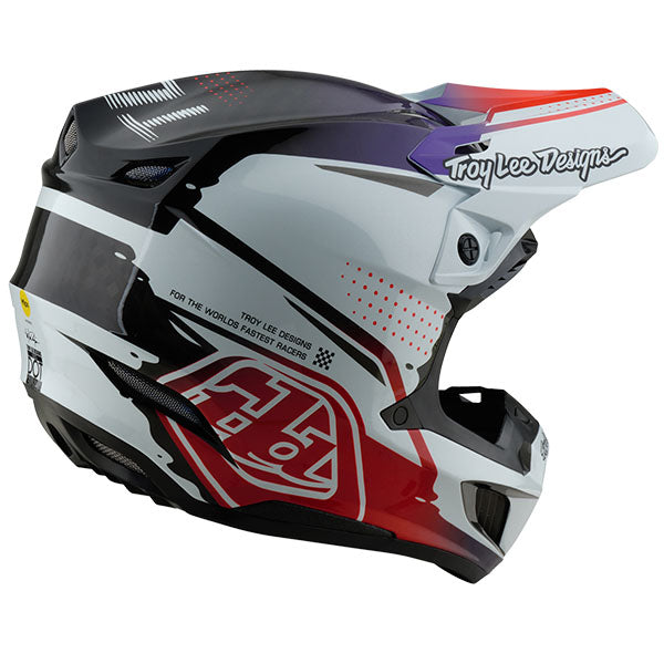Image of Troy Lee Designs SKU 1710190 SE5 Carbon Drip Helmet Size: XS Colors: Black (SKU 1710190)