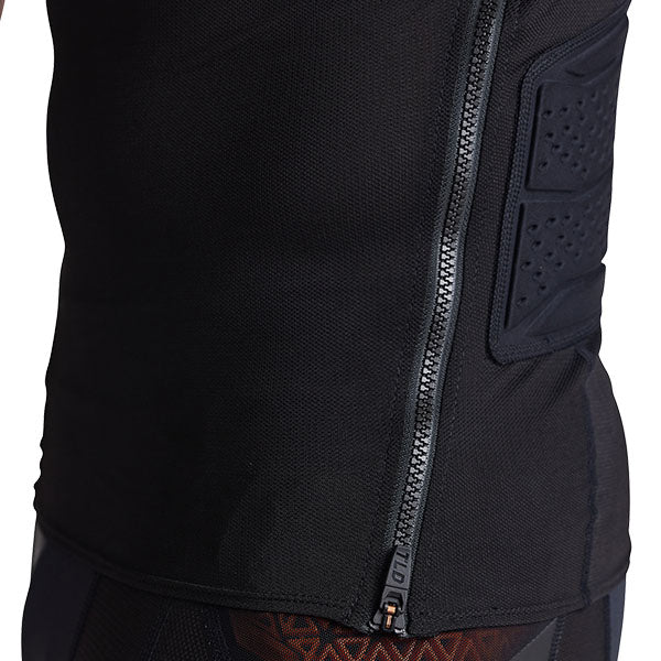 Troy Lee Designs Stage Ghost D30 Short Sleeve Base Layer product image in Blk sizes SM, MD, LG, XL SKU 56290600. Base Layer Shirt | Available at BTO Sports