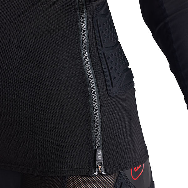 Troy Lee Designs Stage Ghost D30 Base Layer product image in Blk sizes SM, MD, LG, XL SKU 56190600. Base Layer Shirt | Available at BTO Sports