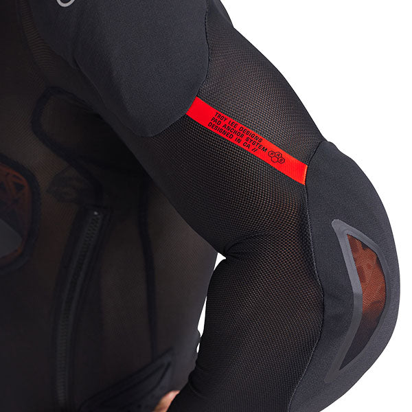 Troy Lee Designs Stage Ghost D30 Base Layer product image in Blk sizes SM, MD, LG, XL SKU 56190600. Base Layer Shirt | Available at BTO Sports