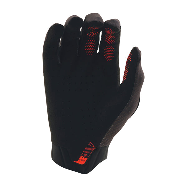 Professional studio photo of Troy Lee Designs - Air Stripes Gloves; showing stitching detail and grip areas; SKU 4462600; Sizes: S-2XL