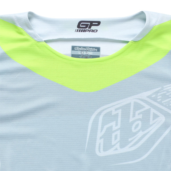 Crisp studio image on a white background of Troy Lee Designs - GP Pro Frames Jersey; showing fabric texture, panel layout, and graphics; SKU 3772620