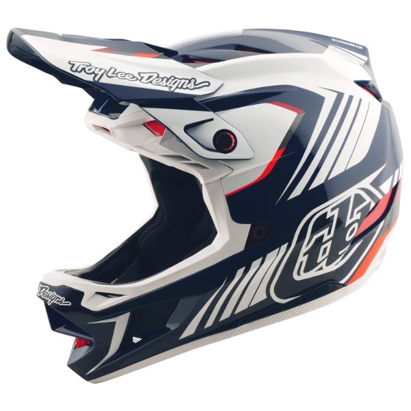 Product image of Troy Lee Designs - D4 Polyacrylite Qualifier Helmet (MTB) SKU:174559013 | Sizes: SM–XL | Designed for Mountain Bike, BMX and E-Bike riders | Available at BTO Sports