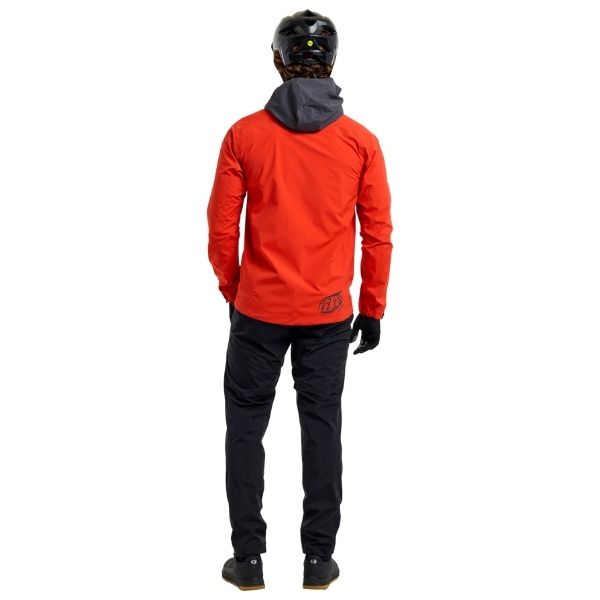 Troy Lee Designs Resist Mono Jacket Mountain Bike product image in Fuego sizes XS, SM, MD, LG, XL, 2X SKU 87693103. Riding Jacket | Available at BTO Sports
