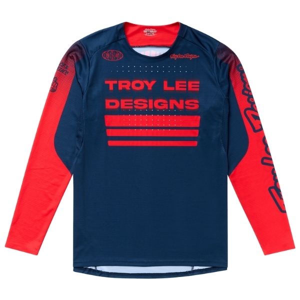 Product image of Troy Lee Designs - Sprint Segment Long Sleeve Jersey (MTB) SKU:323773005 | Sizes: SM–XL | Designed for Mountain Bike, BMX and E-Bike riders | Available at BTO Sports