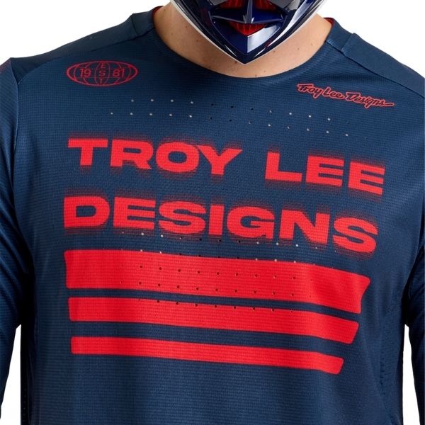 Product image of Troy Lee Designs - Sprint Segment Long Sleeve Jersey (MTB) SKU:323773012 | Sizes: SM–XL | Designed for Mountain Bike, BMX and E-Bike riders | Available at BTO Sports
