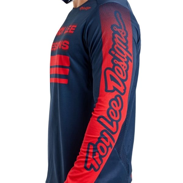 Product image of Troy Lee Designs - Sprint Segment Long Sleeve Jersey (MTB) SKU:323773012 | Sizes: SM–XL | Designed for Mountain Bike, BMX and E-Bike riders | Available at BTO Sports