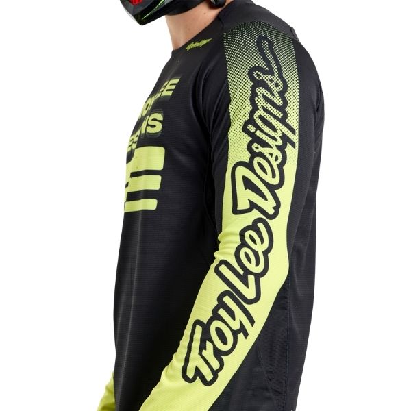 Product image of Troy Lee Designs - Sprint Segment Long Sleeve Jersey (MTB) SKU:323773015 | Sizes: SM–XL | Designed for Mountain Bike, BMX and E-Bike riders | Available at BTO Sports