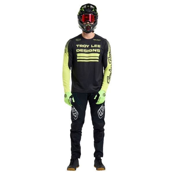Product image of Troy Lee Designs - Sprint Segment Long Sleeve Jersey (MTB) SKU:323773003 | Sizes: SM–XL | Designed for Mountain Bike, BMX and E-Bike riders | Available at BTO Sports