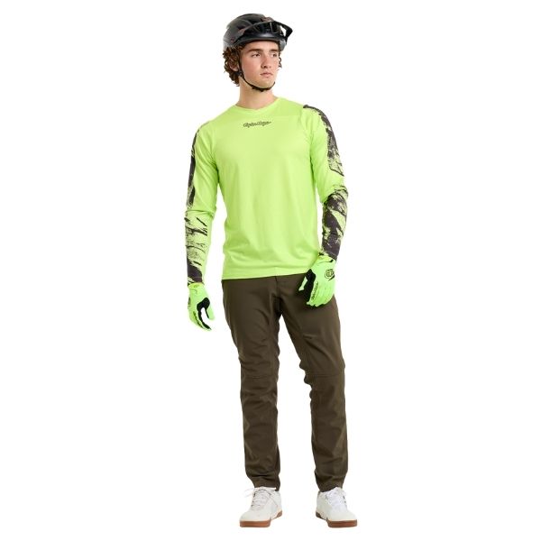 Product image of Troy Lee Designs - Skyline Chill Rockslide Long Sleeve Jersey (MTB) SKU:353869012 | Sizes: SM–XL | Designed for Mountain Bike, BMX and E-Bike riders | Available at BTO Sports