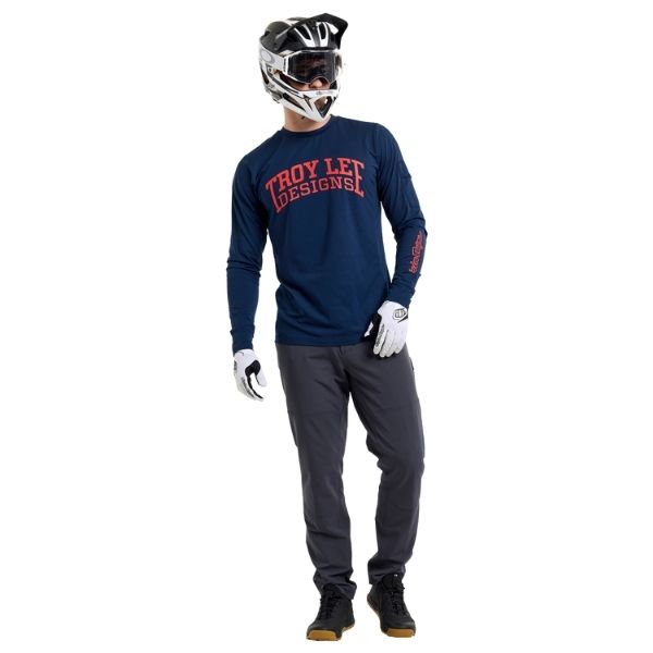 Product image of Troy Lee Designs - Ruckus Gravity Club Long Sleeve Ride Tee (MTB) SKU:371882002 | Sizes: SM–XL | Designed for Mountain Bike, BMX and E-Bike riders | Available at BTO Sports