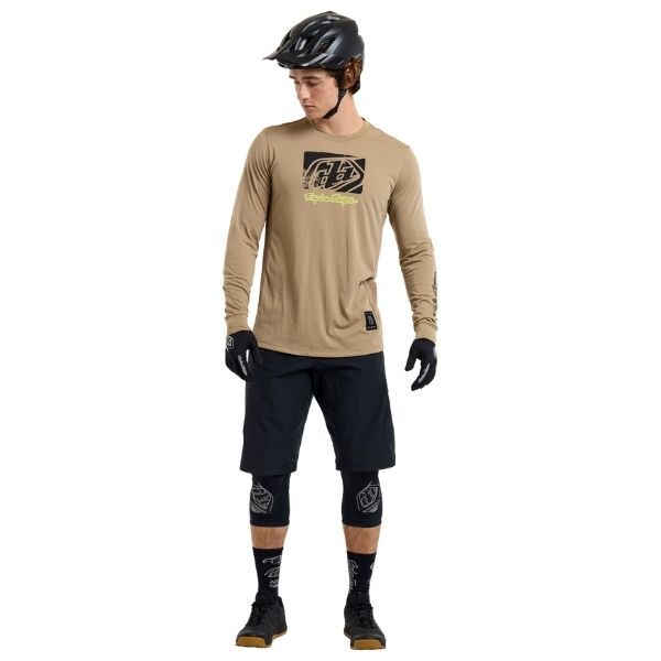 Product image of Troy Lee Designs - Skyline Scrubbed Long Sleeve Ride Tee (MTB) SKU:383870002 | Sizes: SM–XL | Designed for Mountain Bike, BMX and E-Bike riders | Available at BTO Sports