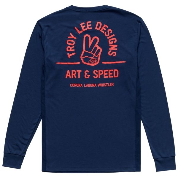 Product image of Troy Lee Designs - Skyline Locals Long Sleeve Ride Tee (MTB) SKU:383871003 | Sizes: SM–XL | Designed for Mountain Bike, BMX and E-Bike riders | Available at BTO Sports