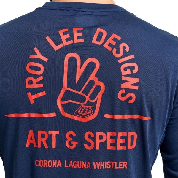 Product image of Troy Lee Designs - Skyline Locals Long Sleeve Ride Tee (MTB) SKU:383871002 | Sizes: SM–XL | Designed for Mountain Bike, BMX and E-Bike riders | Available at BTO Sports