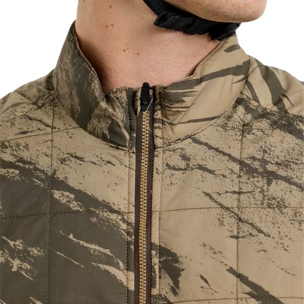 Troy Lee Designs Crestline Rockslide Jacket Mountain Bike rear view in Timber sizes SM, MD, LG, XL, 2X SKU 86886900. Riding Jacket | Available at BTO Sports