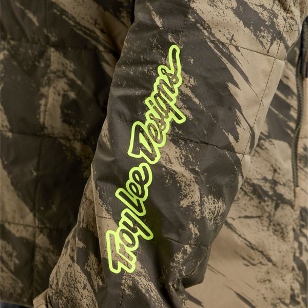 Troy Lee Designs Crestline Rockslide Jacket Mountain Bike product image in Timber sizes SM, MD, LG, XL, 2X SKU 86886900. Riding Jacket | Available at BTO Sports