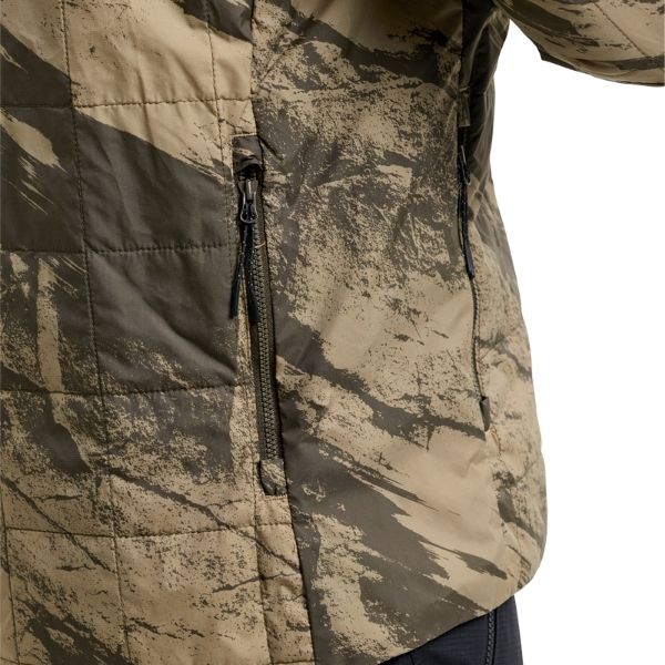 Troy Lee Designs Crestline Rockslide Jacket Mountain Bike product image in Timber sizes SM, MD, LG, XL, 2X SKU 86886900. Riding Jacket | Available at BTO Sports