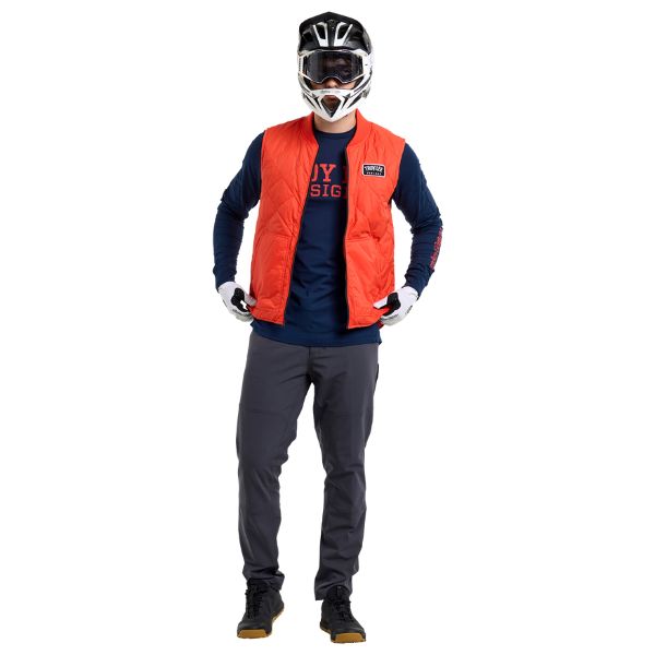 Troy Lee Designs Ruckus Ride Mono Vest Mountain Bike product image in Fuego sizes SM, MD, LG, XL, 2X SKU 87193102. Riding Vest | Available at BTO Sports