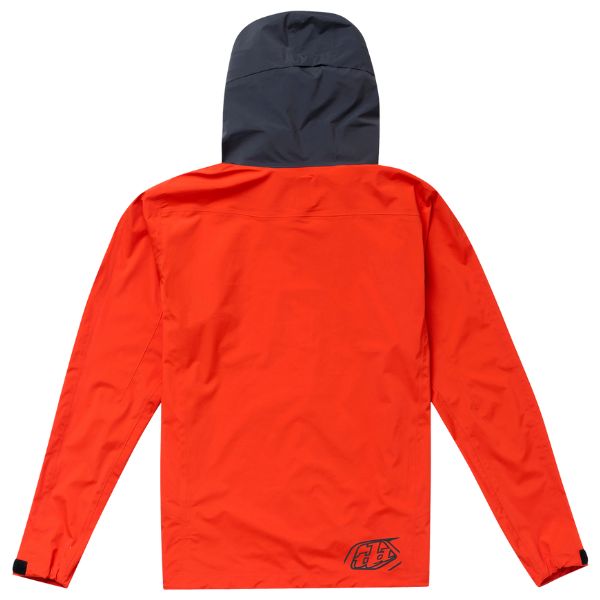 Troy Lee Designs Resist Mono Jacket Mountain Bike side view in Fuego sizes XS, SM, MD, LG, XL, 2X SKU 87693103. Riding Jacket | Available at BTO Sports