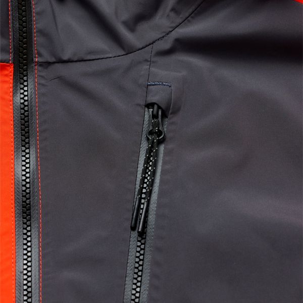 Troy Lee Designs Resist Mono Jacket Mountain Bike rear view in Fuego sizes XS, SM, MD, LG, XL, 2X SKU 87693103. Riding Jacket | Available at BTO Sports
