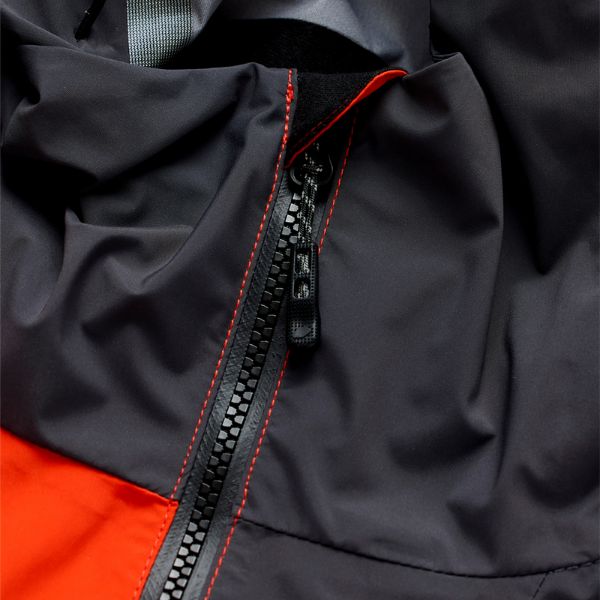 Troy Lee Designs Resist Mono Jacket Mountain Bike product image in Fuego sizes XS, SM, MD, LG, XL, 2X SKU 87693103. Riding Jacket | Available at BTO Sports