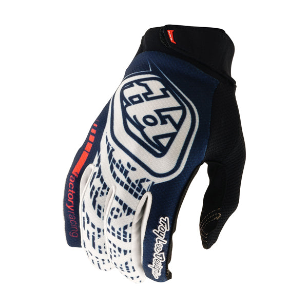 Professional studio photo of Troy Lee Designs - GP Pro Frames Gloves; showing stitching detail and grip areas; SKU 4772620; Sizes: S-2XL