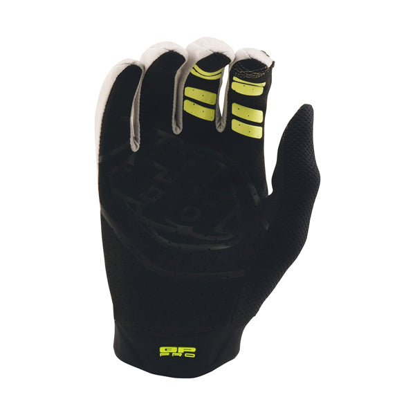 Clean studio shot of Troy Lee Designs - GP Pro Frames Gloves; showing stitching detail and grip areas; SKU 4772620; Sizes: S-2XL