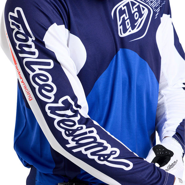 Professional studio photo of Troy Lee Designs - GP Pro Frames Jersey; showing fabric texture, panel layout, and graphics; SKU 3772620; Sizes: S-2XL