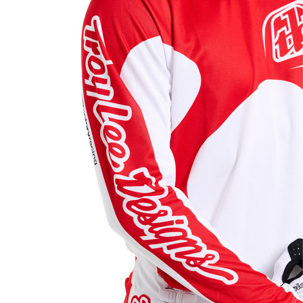 Studio photo on a white background of Troy Lee Designs - GP Pro Frames Jersey; showing fabric texture, panel layout, and graphics; SKU 3772620