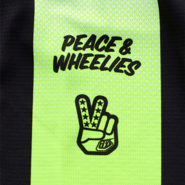 Professional studio photo of Troy Lee Designs - GP Pro Segment Jersey; showing fabric texture, panel layout, and graphics; SKU 3777730; Sizes: S-2XL