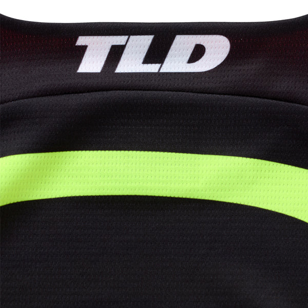 Clean studio shot of Troy Lee Designs - GP Pro Swerve Jersey; showing fabric texture, panel layout, and graphics; SKU 3778680; Sizes: S-2XL