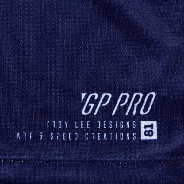 Studio photo on a white background of Troy Lee Designs - GP Pro Swerve Jersey; showing fabric texture, panel layout, and graphics; SKU 3778680