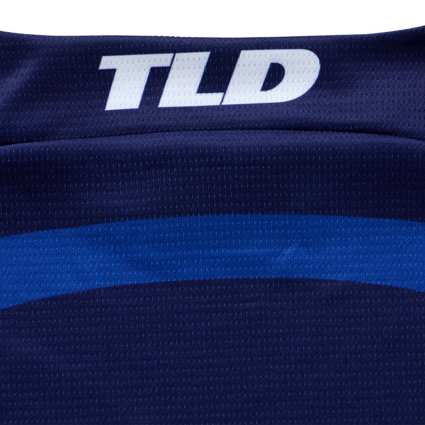 Clean studio shot of Troy Lee Designs - GP Pro Swerve Jersey; showing fabric texture, panel layout, and graphics; SKU 3778680; Sizes: S-2XL