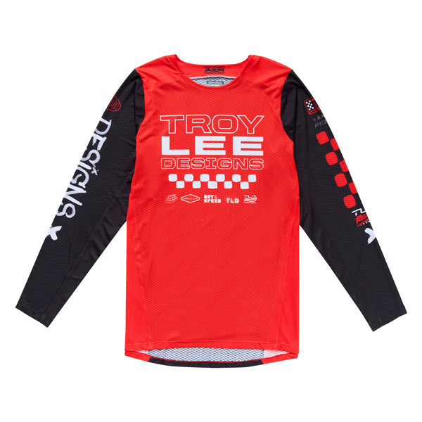 High-resolution studio image of Troy Lee Designs - GP Pro Air Standard Jersey; showing fabric texture, panel layout, and graphics; SKU 3782140