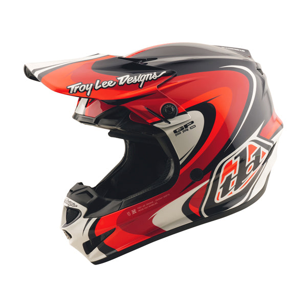 High-resolution studio image of Troy Lee Designs - GP Pro Crossover MIPS Helmet; showing helmet shell shape and vent layout; SKU 1017690; Sizes: XS-2XL