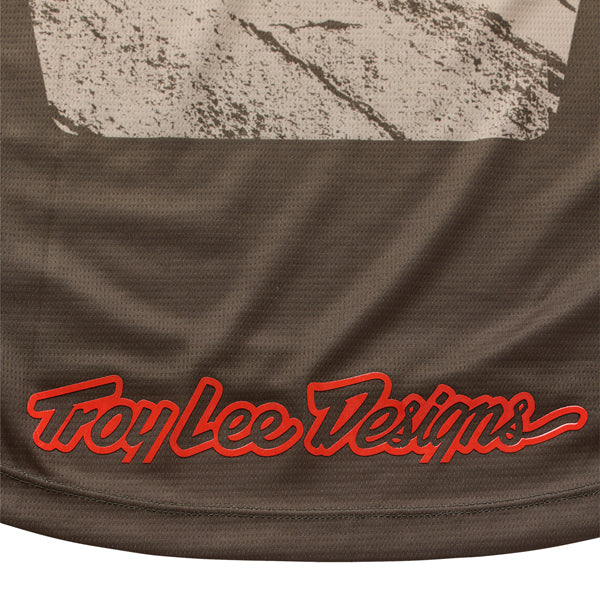 Professional studio photo of Troy Lee Designs - Scout GP Pro Slab Jersey; showing fabric texture, panel layout, and graphics; SKU 3918660; Sizes: S-2XL