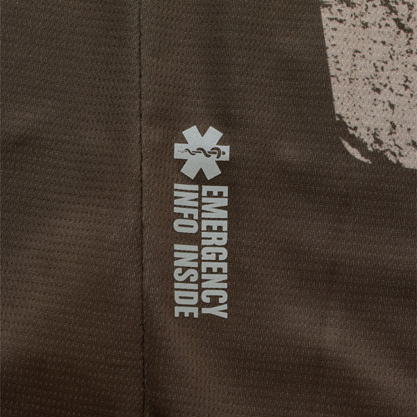 Clean studio shot of Troy Lee Designs - Scout GP Pro Slab Jersey; showing fabric texture, panel layout, and graphics; SKU 3918660; Colors: Black, Timber