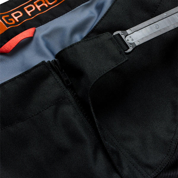 Studio photo on a white background of Troy Lee Designs - Scout GP Pro Mono Pants; showing panel layout, seams, and overall cut; SKU 2914720; Colors: Black