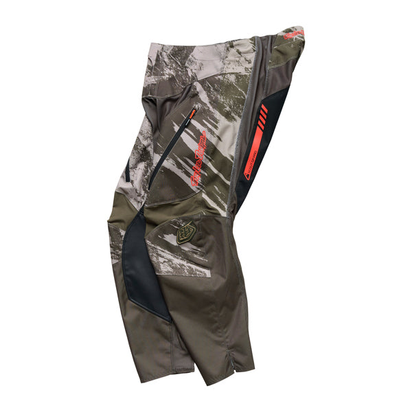 High-resolution studio image of Troy Lee Designs - Scout GP Pro Slab Pants; showing panel layout, seams, and overall cut; SKU 2918660; Sizes: 28-40