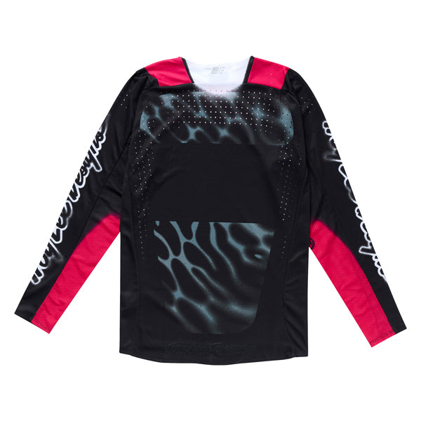 Crisp studio image on a white background of Troy Lee Designs - SE Pro Roam Jersey; showing fabric texture, panel layout, and graphics; SKU 3017720