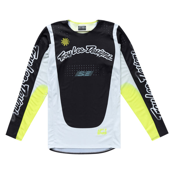 Crisp studio image on a white background of Troy Lee Designs - SE Pro Roam Jersey; showing fabric texture, panel layout, and graphics; SKU 3017720