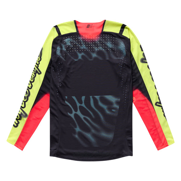 Studio photo on a white background of Troy Lee Designs - SE Pro Roam Jersey; showing fabric texture, panel layout, and graphics; SKU 3017720; Sizes: S-2XL