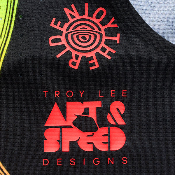 Crisp studio image on a white background of Troy Lee Designs - SE Pro Stripes Jersey; showing fabric texture, panel layout, and graphics; SKU 3012600