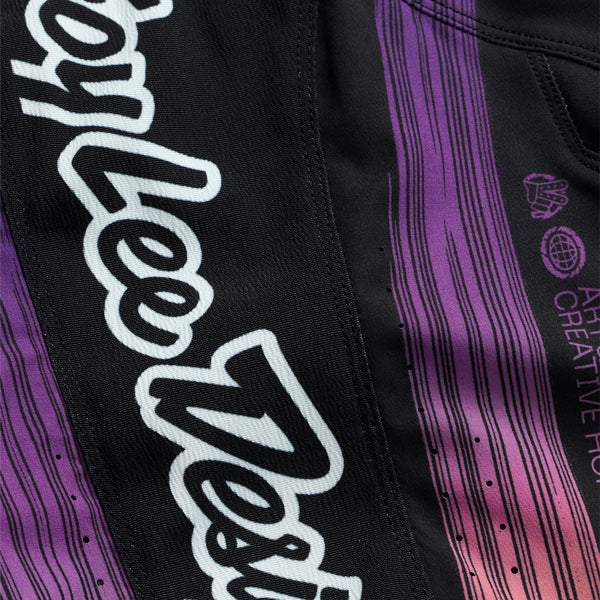Professional studio photo of Troy Lee Designs - SE Pro Stripes Pants; showing panel layout, seams, and overall cut; SKU 2012600; Sizes: 28-38