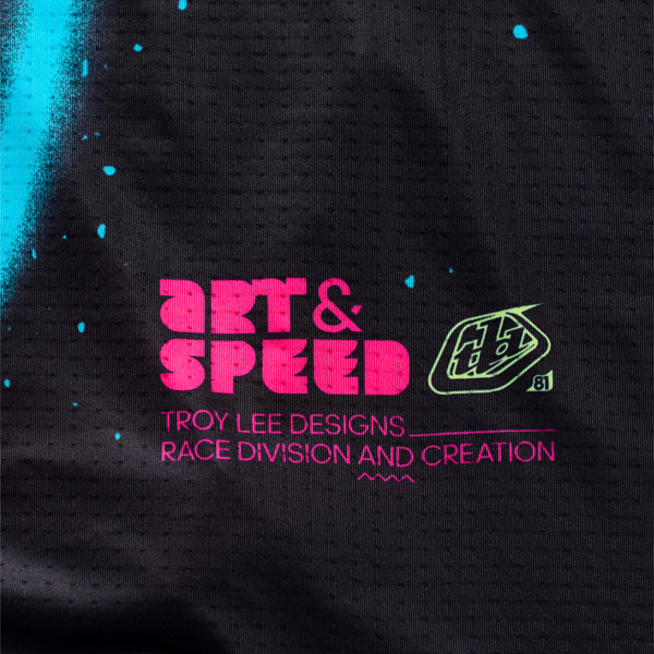 Crisp studio image on a white background of Troy Lee Designs - SE Ultra Membrane Jersey; showing fabric texture, panel layout, and graphics; SKU 3547700