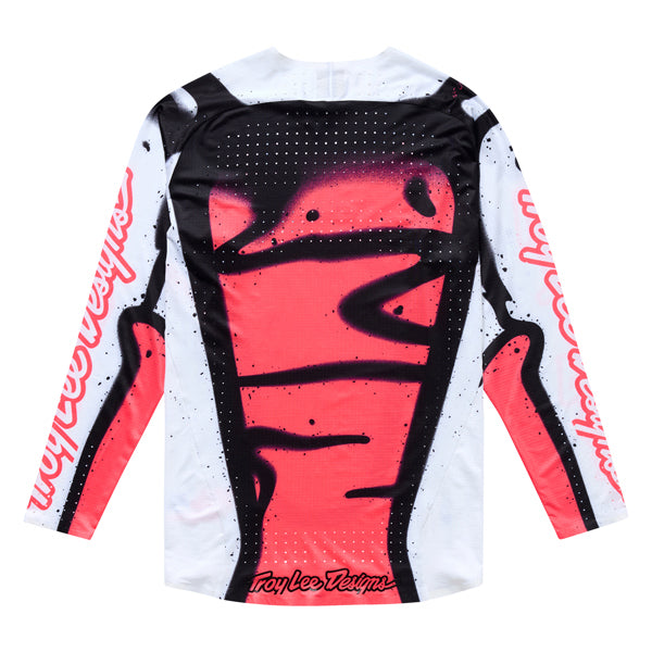 Clean studio shot of Troy Lee Designs - SE Ultra Membrane Jersey; showing fabric texture, panel layout, and graphics; SKU 3547700; Sizes: S-2XL