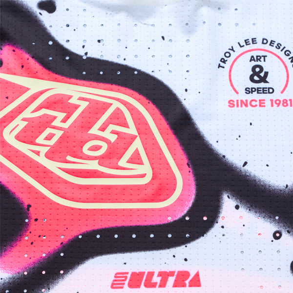 Crisp studio image on a white background of Troy Lee Designs - SE Ultra Membrane Jersey; showing fabric texture, panel layout, and graphics; SKU 3547700