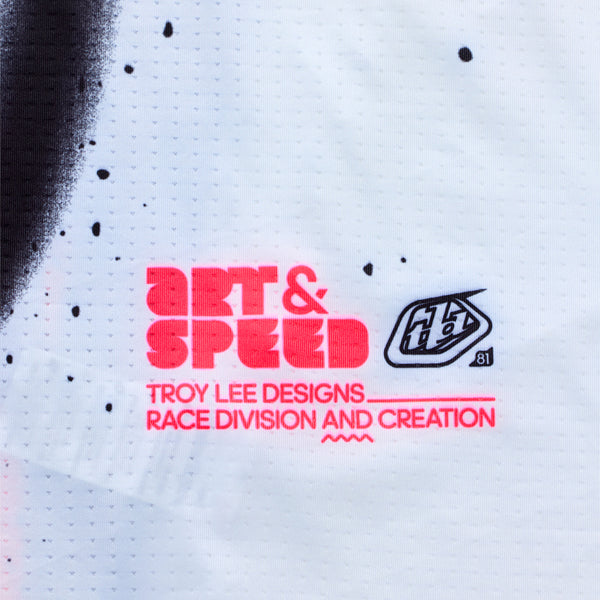 Crisp studio image on a white background of Troy Lee Designs - SE Ultra Membrane Jersey; showing fabric texture, panel layout, and graphics; SKU 3547700